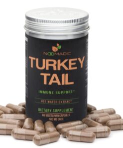 Turkey Tail Capsules an adaptogenic pill formulated to support healthy liver function